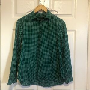 J Crew women’s plaid shirt size 0